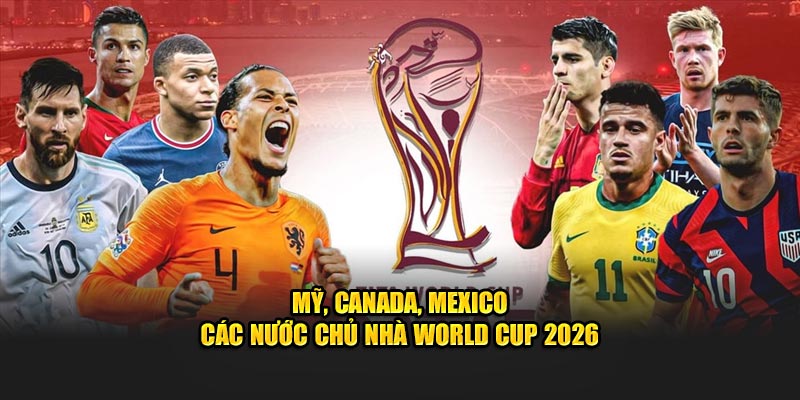 Mỹ, Canada, Mexico - Các nước chủ nhà World Cup 2026